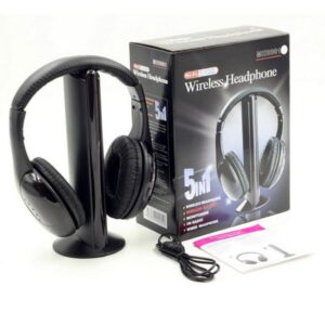 MH-2001 5-in-1 Wireless Bluetooth Headset FM Radio Computer Wireless Headset TV. Monitor Wireless Headset