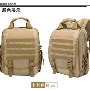 Men's single shoulder Crossbody Camo Tactical Bag Sports Outdoor Backpack Student Leisure Travel