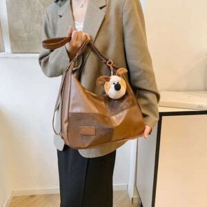 Designer Bag Luxury Bag Large Capacity Texture Tote Autumn Winter New Simple Travel Commuter Shoulder Bag Soft Leather