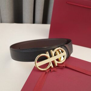 Belt for Woman Fashion Belts Man Belt Smooth Buckle Cowhide Belts Suitable for Everyone Width