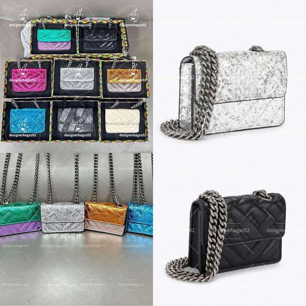 Luxury Designer Bag Mini Shoulder Bag Purse Wallet Eaglehead Bag Londo Crossbody Embroidered Block Shiny Card Holder Crossbody Chain Sac Beach