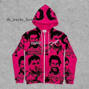 Designer Men's Hoodies Harajuku Hip-Hop Retro Print Mens Clothes Graphic Y2k Top Oversized Hoodie Streetwear Goth Women Zip U sweatshirt superman sports fd9