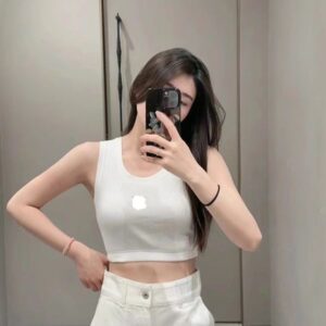 Women Tank Top Sexy Backless Top Slim Fit Bottoming Blouse Solid Crop Top Sleeveless Camis Mujer