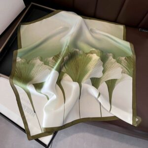 Flower colored lotus silk scarf –846270