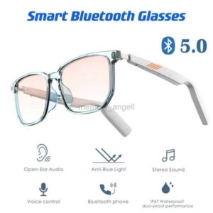 Smart 3D Anti-Blue Voice Control Glasses Wireless Bluetooth Sunglasses Hands-Free Calling TWS Music Video Waterproof Eyeglasses HKD230725