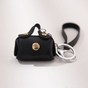 PU leather zero wallet mini small-sized storage bag hanging ornament creative keychain pendant