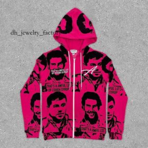 Designer Men's Hoodies Harajuku Hip-Hop Retro Print Mens Clothes Graphic Y2k Top Oversized Hoodie Streetwear Goth Women Zip U sweatshirt superman sports 77c