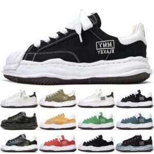 MMY Maison Mihara Yasuhiro shoes classical designers Casual Sneakers Canvas Trainer lace-up massage platform shoe Trim shaped Toe luxury mens womens Sneaker