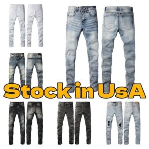 2025 fashion mens designer jean pants hole cotton print hip hop streetwear pants casual streetwear casual designers joggers pant Jeans skinny Jeans fast delivery 02