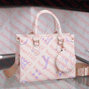 Luxurys Designer Bag On the go Embossed Flower Large Capacity GM MM Size Tote Bag Fashion Women Shoulder Bags Handbags Ladys Cross body Female backpack Purse