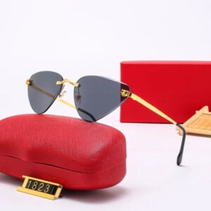 Mens and Women Sunglasses Designer Glasses Antireflection Fashion Mirror letter print eyeglasses big Irregular Eyewear Classic Rimless Retro Sonnenbrille