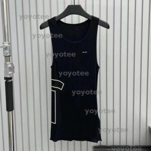 Letters Tank Tops Luxury Women Black Vest Dress Brand Summer Sexy Sleeveless Tanks BFD2505085