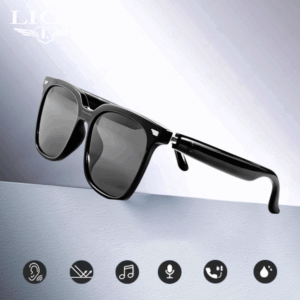 Polarized Bluetooth sunglasses, suitable for both men and women, sports smart glasses, built-in microphone and open music speaker,