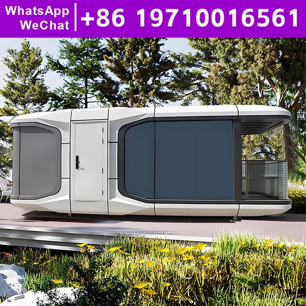Low Cost Capsules House Modular Home Eco-Friendliness Leak Proof High Quality Expandable Prefabricated Houses Wind Resistance