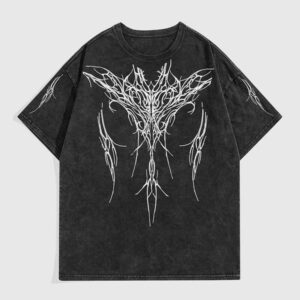 Vintage Washed Short T-Shirt for Men, Loose Fit, High Street Fashion, Pure Cotton Half Sleeve Tee