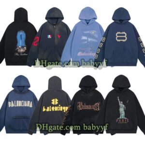 Men hoodie designer hoodie High quality Sweatshirt Premium Hoodie Streetwear Old retro style letters Hole design Men Plus size hoodie Fashion pullover sweater