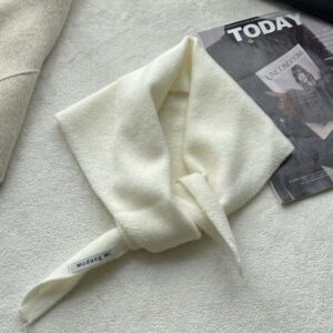 Korean wool knitted triangular scarf –843397