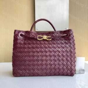 Tote Bag Designer luxury bag Woven Shoulder Bag 2025 Fashion Women Portable Single Shoulder Large Black tote bags bowknot hardware internal zipper cross body wallet