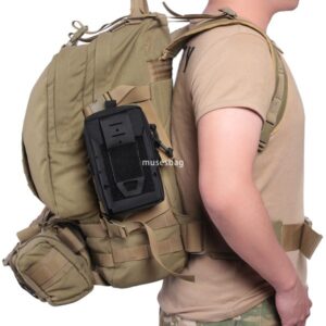 1000D Nylon men's and women's Outdoor Sports MOLLE Mobile phone Clutter storage bag Mountain Hiking sports waist pack
