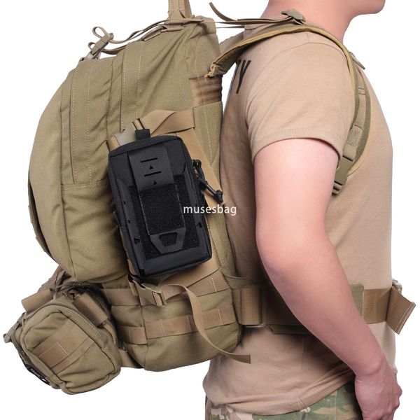 1000D Nylon men's and women's Outdoor Sports MOLLE Mobile phone Clutter storage bag Mountain Hiking sports waist pack