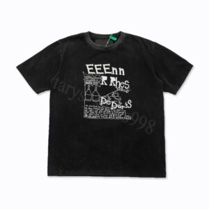 Tshirt hoodie Enfants Tee Riches Deprimm printing High end printing graphic tee designer mens t shirt Hip Hop fashion tees tshirts short sleeve clothes long sleeve
