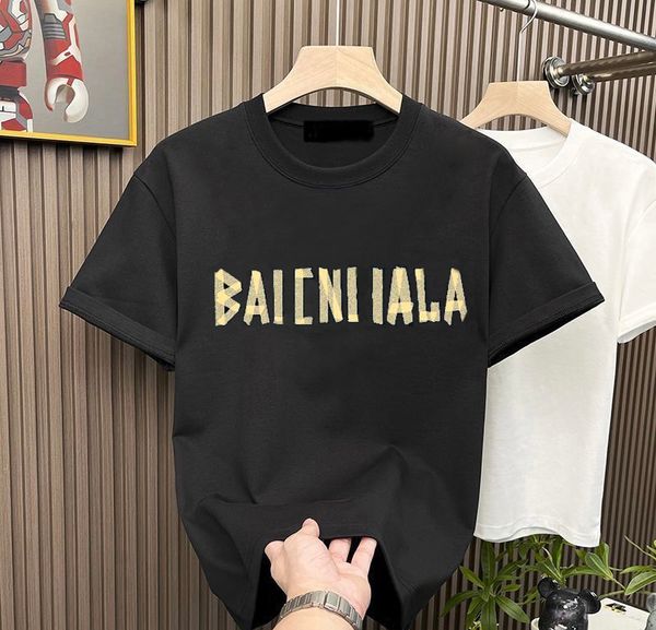 Summer New Paris Designer High-Quality Clothing Luxury Casual Cotton T-Shirt Trend Street Style Men And Women Fashion Round Neck Short Sleeve Casual T-Shirt tee tops