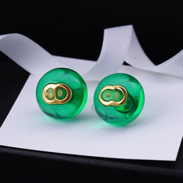 18K Gold Plated Designers Brand Earrings Designer Ear Stud Women Crystal Pearl Geometric Earring for Wedding Party Jewerlry Accessories