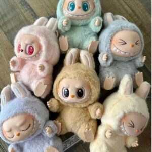 Scannable code 15cm V2 Monster Heart arone Gift Toy Bag Image Labubu Keychain Uv Anti Counterfeit M250419