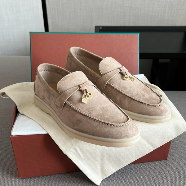 Loafers Men Women Dress Shoes Designer Shoes Luxury Fashion Business Cashmere Leather Flat Shoes Low Top Suede Cow Oxfords Casual Lazy Shoes
