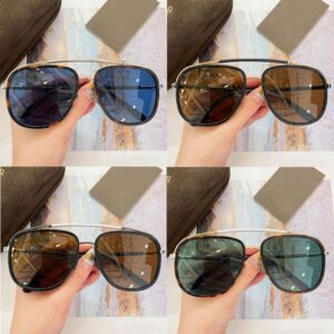 Mens Luxury Designer Sunglasses TF755 Womens Cool Anti UV Retro Sunglasses Mens Square Sunglasses Large Square Frame Glasses Top Quality Glasses
