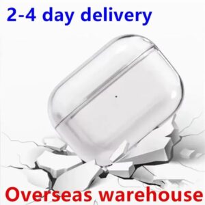 USA Stock For airpods pro 2nd generation air pods 3 4 Bluetooth Earphones ANC Wireless Headphones Earbuds Noise Canceling Accessories Solid Silicone TPU Case