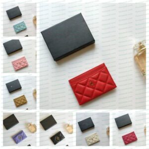 Luxury Designer Men's Wallet Credit Card Cover High Quality Classic Cash Clip Coin Pocket Wallet Mini Wallet Short