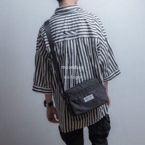 New American street trend shoulder bag men's crossbody bag riding bag casual Oxford cloth small backpack trend