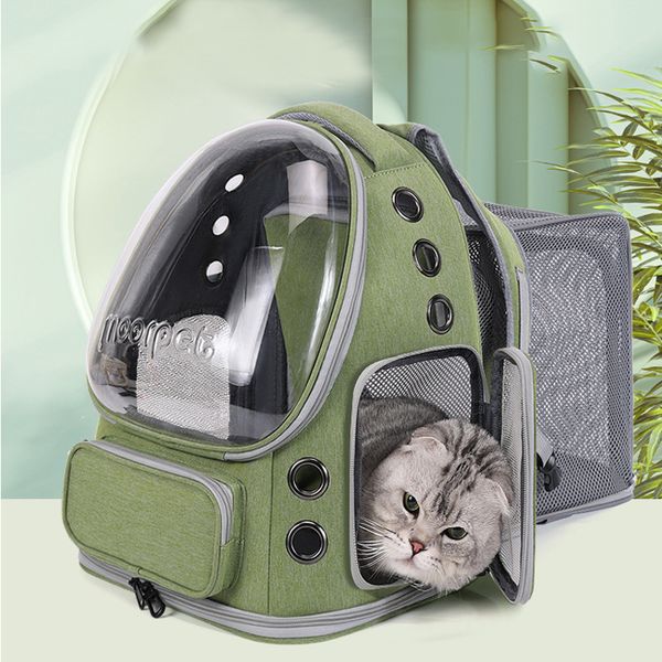 Beni Pet All Season Cat Dog Travel Backpack Durable Breathable Material & Expanding Design for Comfortable Carry-On