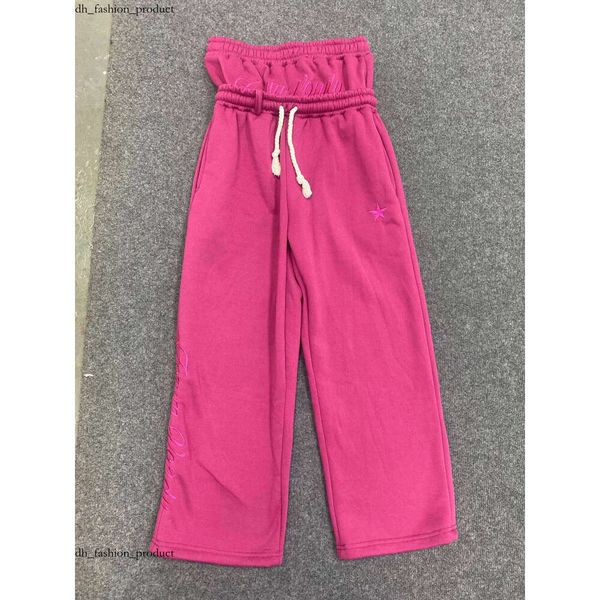 slamble Men's Pants Harajuku Loose Double Waisted Sweatpants Y2K American Solid Color Letter Embroidery Casual Hip Hop Drawstring Waist Jogger f52