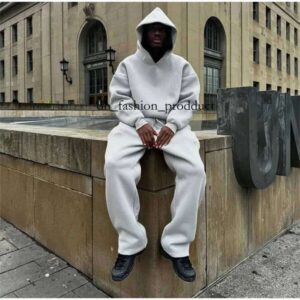 Designer Men's Hoodies Casual Solid Couple's Hooded Sweatshirt And Loose Sweatpants 2 Piece Suit Male Autumn Fitness Trousers Outfits Suits tracksuits brands 8cb