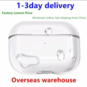 USA Stock For Apple AirPods 4 pro 2 3rd Airpodspro Max Solid Silicone Cute Protective Headphone Cover Apple Wireless Charging Box Shockproof Case