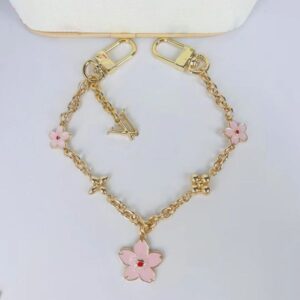 High quality Designer Bag Charm Cherry Keychain Purse Charms for Handbags Cute Fashion Bag Charm keychain for Womens charms chain Lanyards