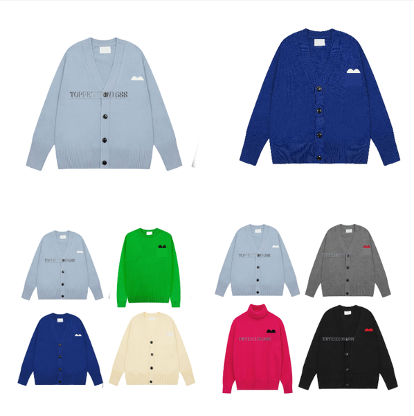 Paris Designer Sweater French Womens Cardigan Jumpers Hearts A Long Sleeve Pull France Streetwear Cotton Jacquard knitted Sweatshirts Size S-XL