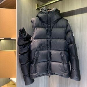 Designer Down Jackets Sleeve Removable Waistcoat Unisex Women Winter Puffer Jacket White Duck Down Black Warm