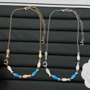 Luxury Necklace Women Designer Pendant Bracelet Choker High Quality Chain Necklace Wedding Party Jewelry