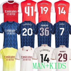 SAKA GYOKERES HAVERTZ RICE soccer jerseys 25 26 Trossard Zubimendi MADUEKE CALAFIORI Norgaard ODEGAARD MARTINELLI Nwaneri 2025 2026 MERINO football shirt