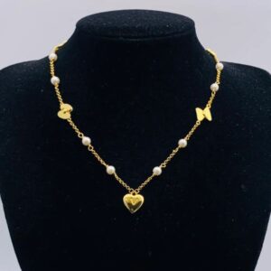 Designer Necklace Women Choker Pearl Pendant Women Gold Plated High Quality Party Wedding Jewelry Gift