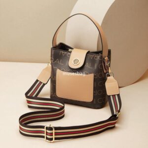 Commuter bag women's crossbody bag versatile retro tote bag bucket bag high-end fashion handbag travel backpack