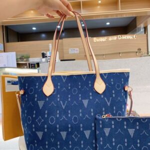 2PCS Top Quality Designer bag Handbag Purses Classic Fashion Women messenger Shoulder Bags Lady Totes Brown grid handbags 35cm With Shoulders Strap Dust Bag
