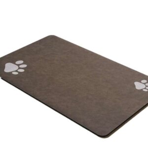 Feeding Mat-Absorbent Mat Food and Bowl-No Stains Quick Dry Dog Dispenser Mat-Dog Accessories Pet Supplies-Dog Water Bowl for M a11