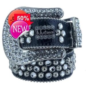 Designer Belt Bb Belt Fashion Luxury Mens Belt and Womens Belt Leather Belt decorated with colored diamonds 20 color crystal diamond3.8 cmlod