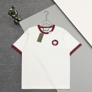 Men's T-Shirts Designer Round neck short sleeved embroidered pure cotton loose youth unisex casual T-shirt