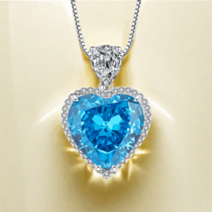 15*15 Papalacha Love heart Eternal Pendant square box necklace S925 sterling silver high carbon diamond wedding holiday precious jewelry gift for the beloved