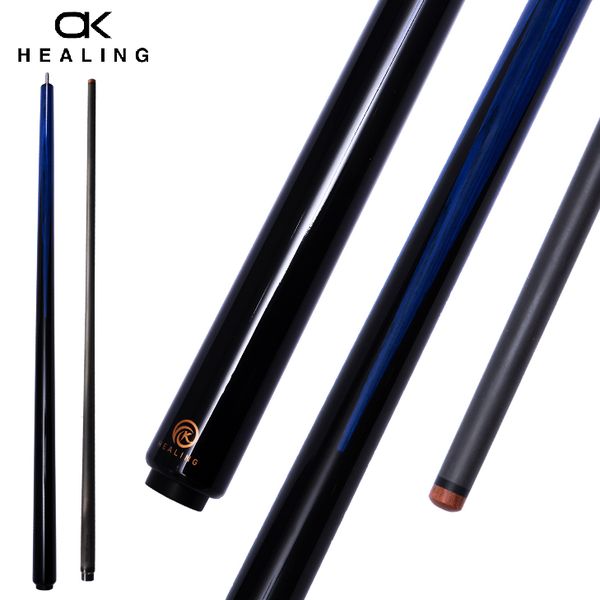 OKHEALING Carbon Fiber Pool Cue Stick, 12.9mm Tip Soft Grip Billiard Carbon Fiber cue, Weight Adjustable 19-21OZ Cue Stick, 58" Pool Table Stick